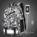 Ineo Luminous Kids Trolley School Bag με τσάντα γυμνασίου Wheels για Laptops Custom Logo